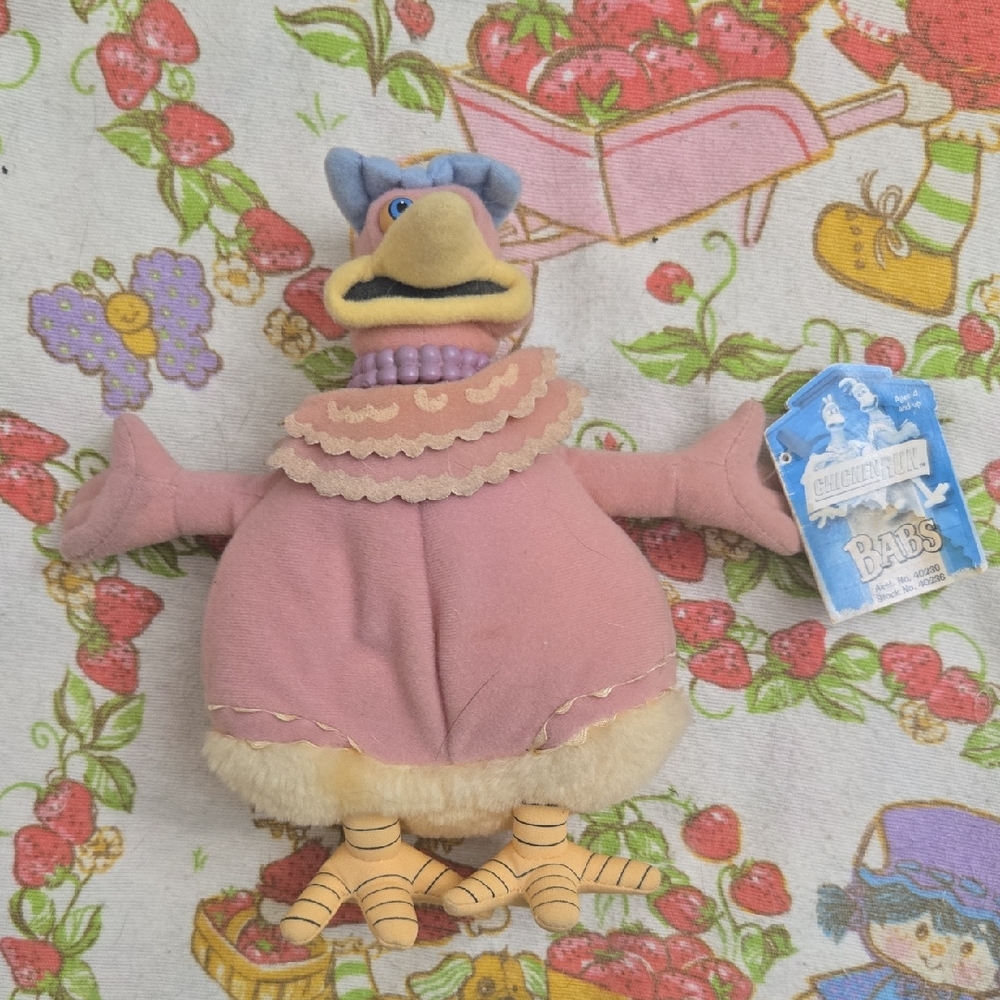 Vintage Dreamworks Chick Run Plush Babs